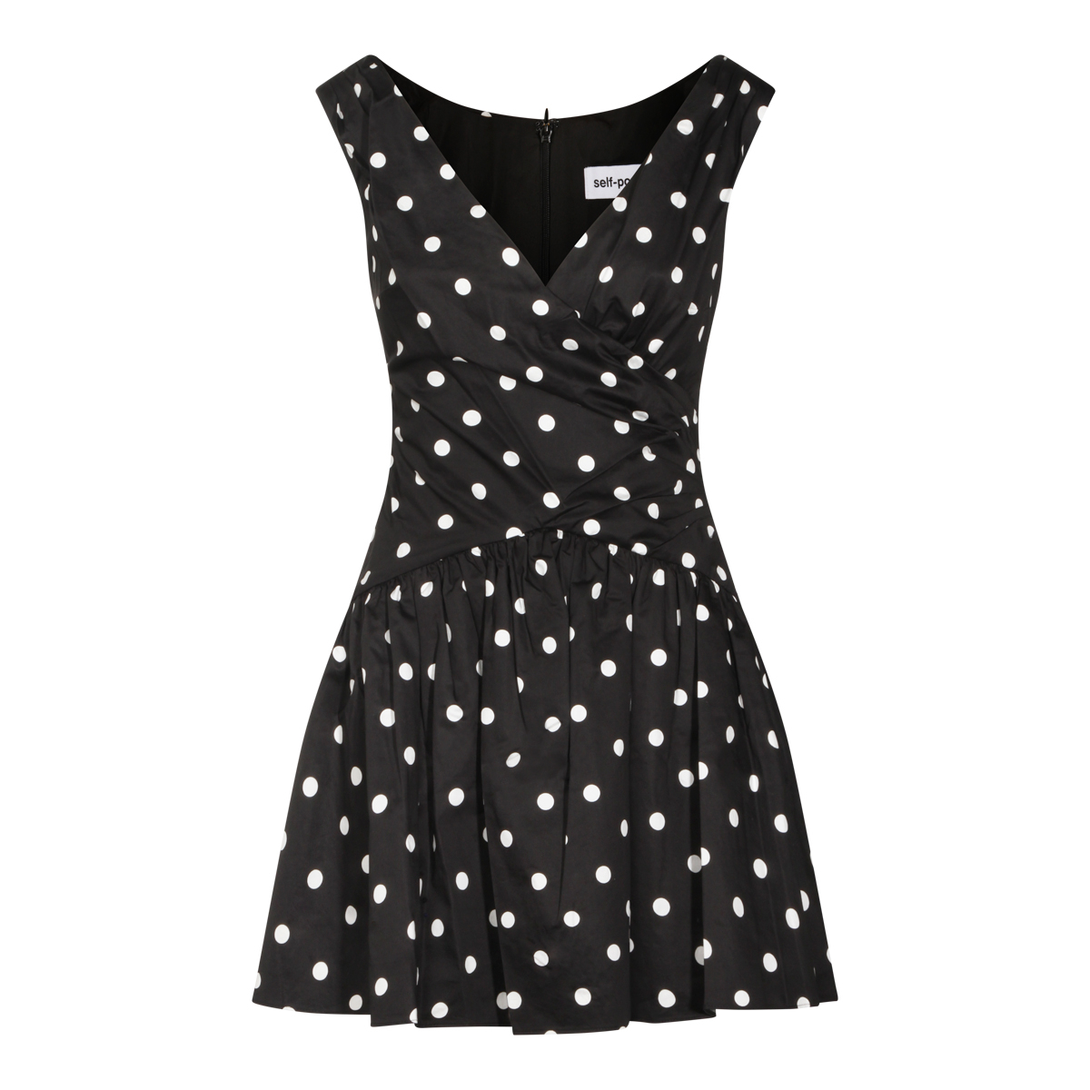 [Self - portrait] Sleeveless dress SS26 RS26209SBBLACK