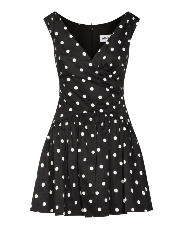 [Self - portrait] Sleeveless dress SS26 RS26209SBBLACK