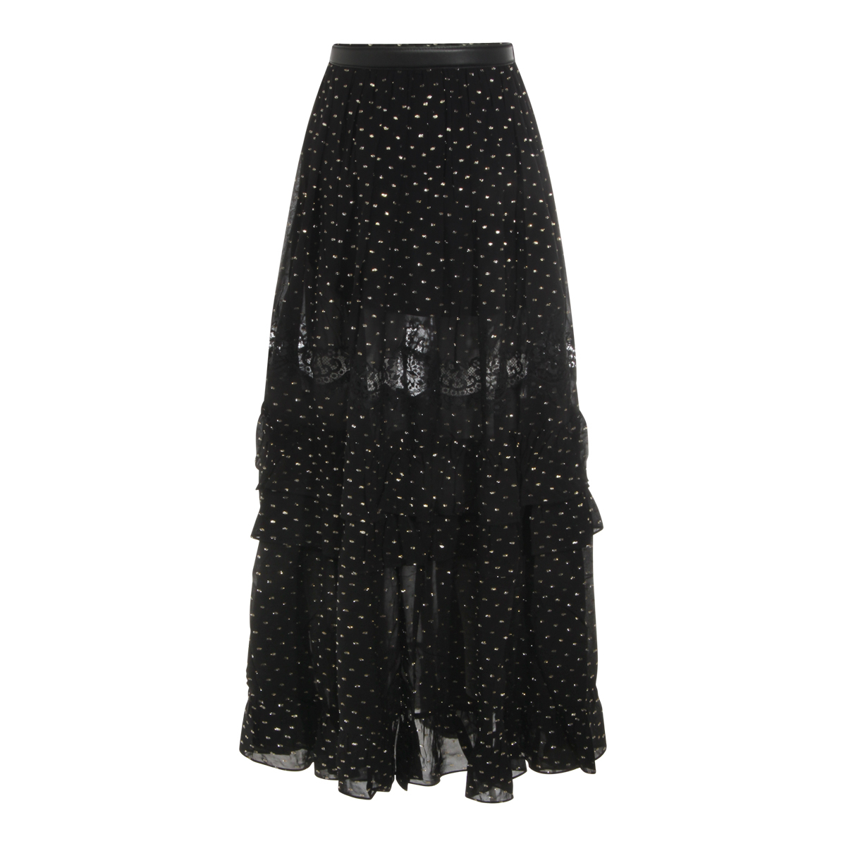 [Self - portrait] Midi skirt SS26 RS26196XSKBBLACK