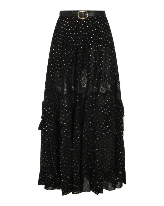 [Self - portrait] Midi skirt SS26 RS26196XSKBBLACK