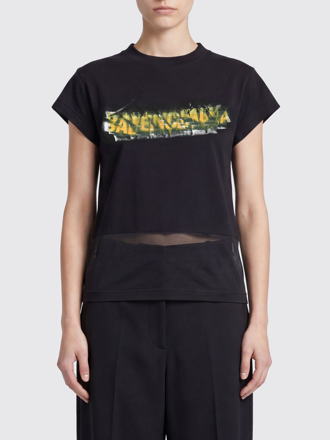 [Balenciaga] T-shirts SS26 871744TUVI7 1000