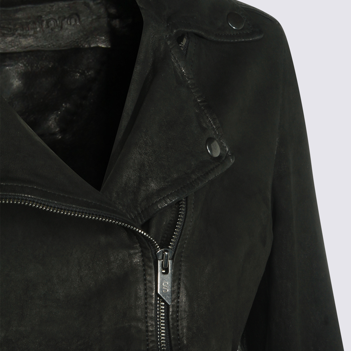 [SALVATORE SANTORO] Leather Jacket SS26 46031DNIVBLACK