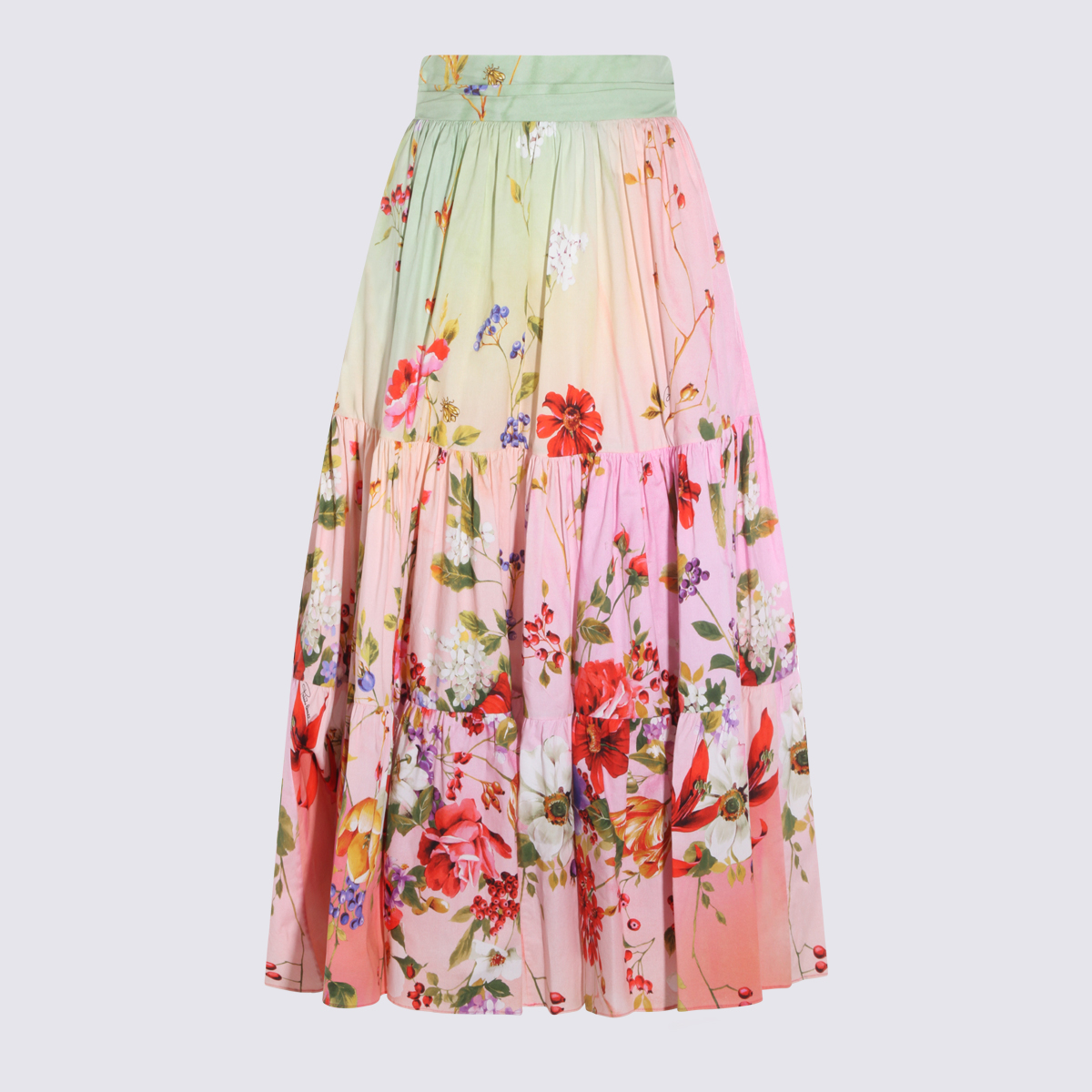 [ROBERTO CAVALLI] Long skirt SS26 WQT3033AR32D0509