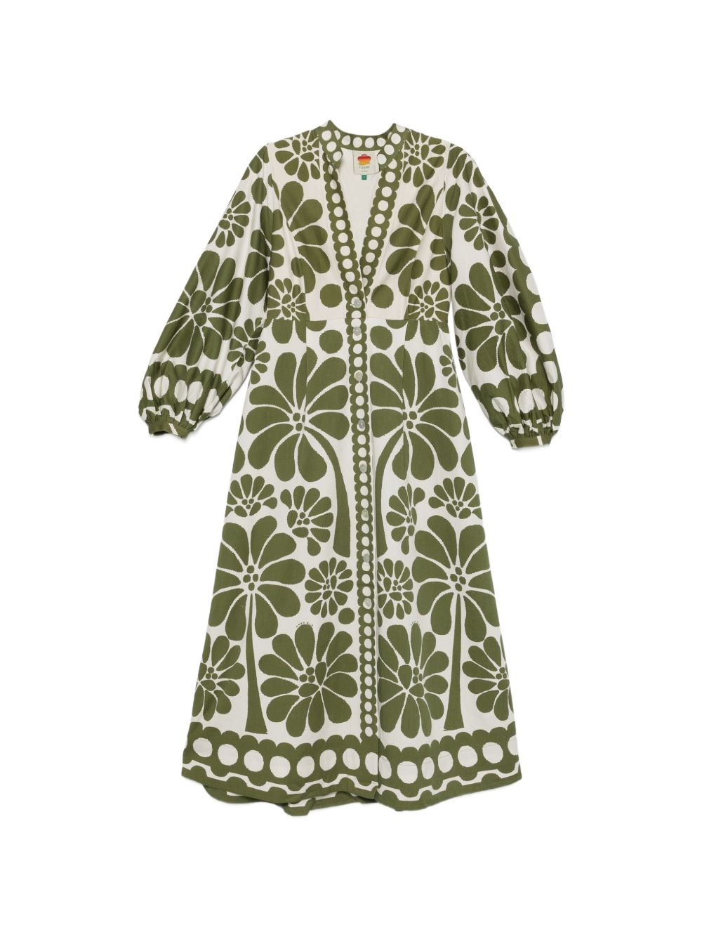 [Farm Rio] Long sleeve dress SS26 344605 26083