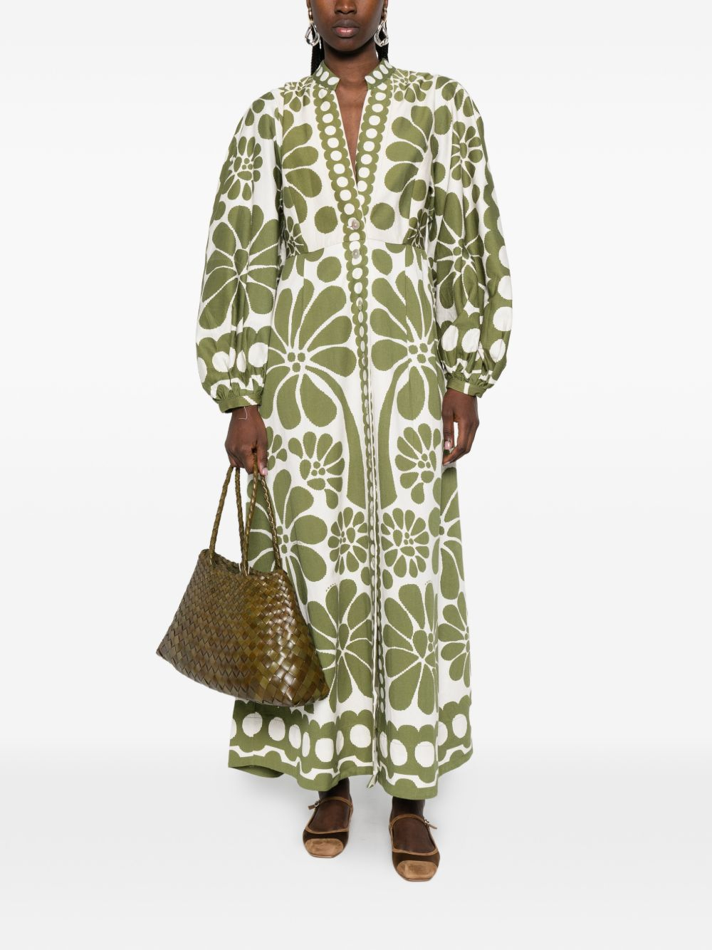 [Farm Rio] Long sleeve dress SS26 344605 26083