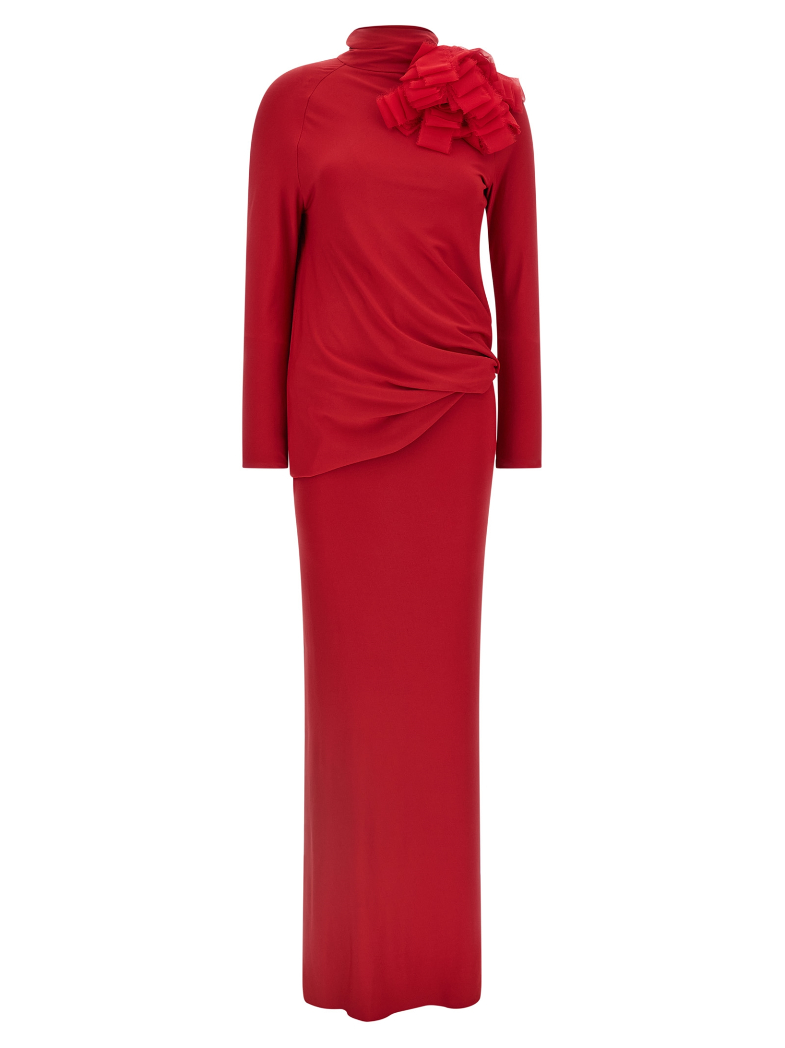 [MAGDA BUTRYM] Long sleeve dress SS26 330426RED