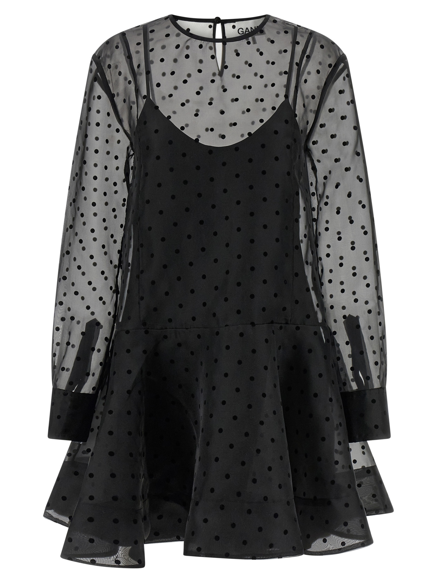 [GANNI] Long sleeve dress SS26 A1030179099