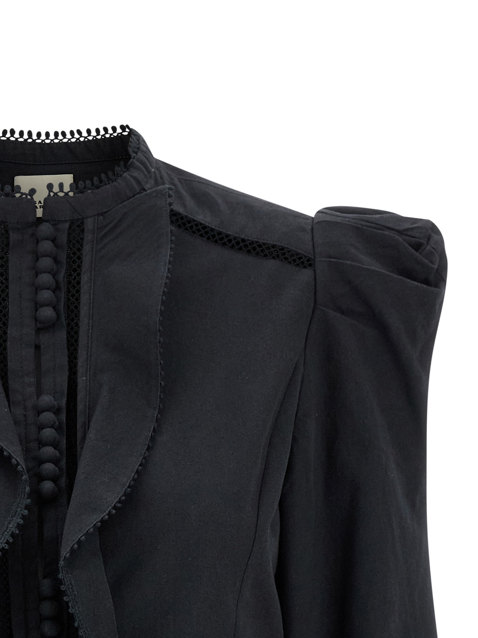 [Isabel Marant] Shirts Long Sleeve SS26 CH0285FAD1I02I01BK