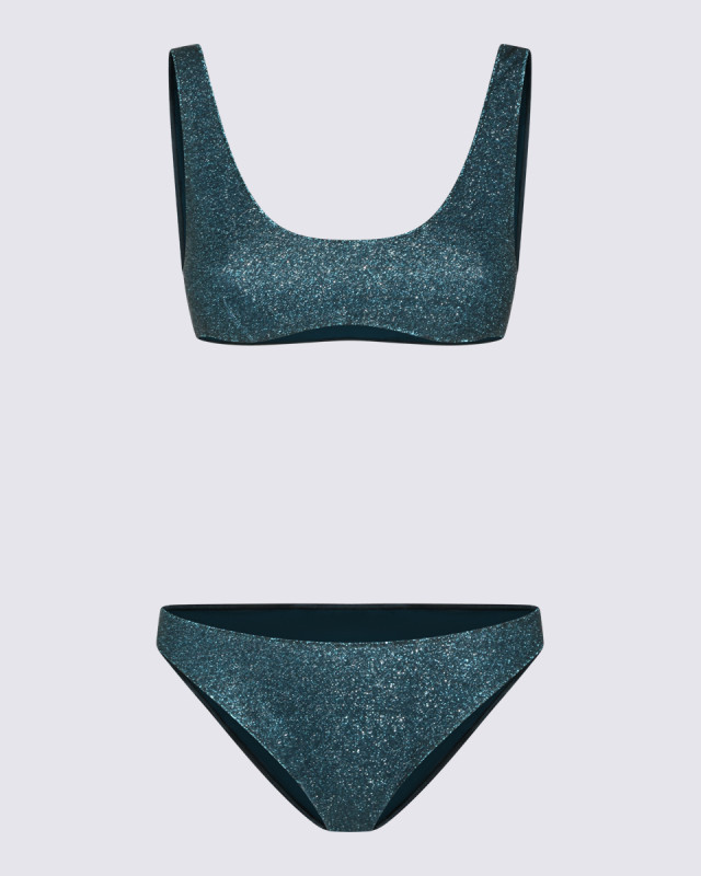 [OSEREE] Swimsuit SS26 LSS205PEACOCK
