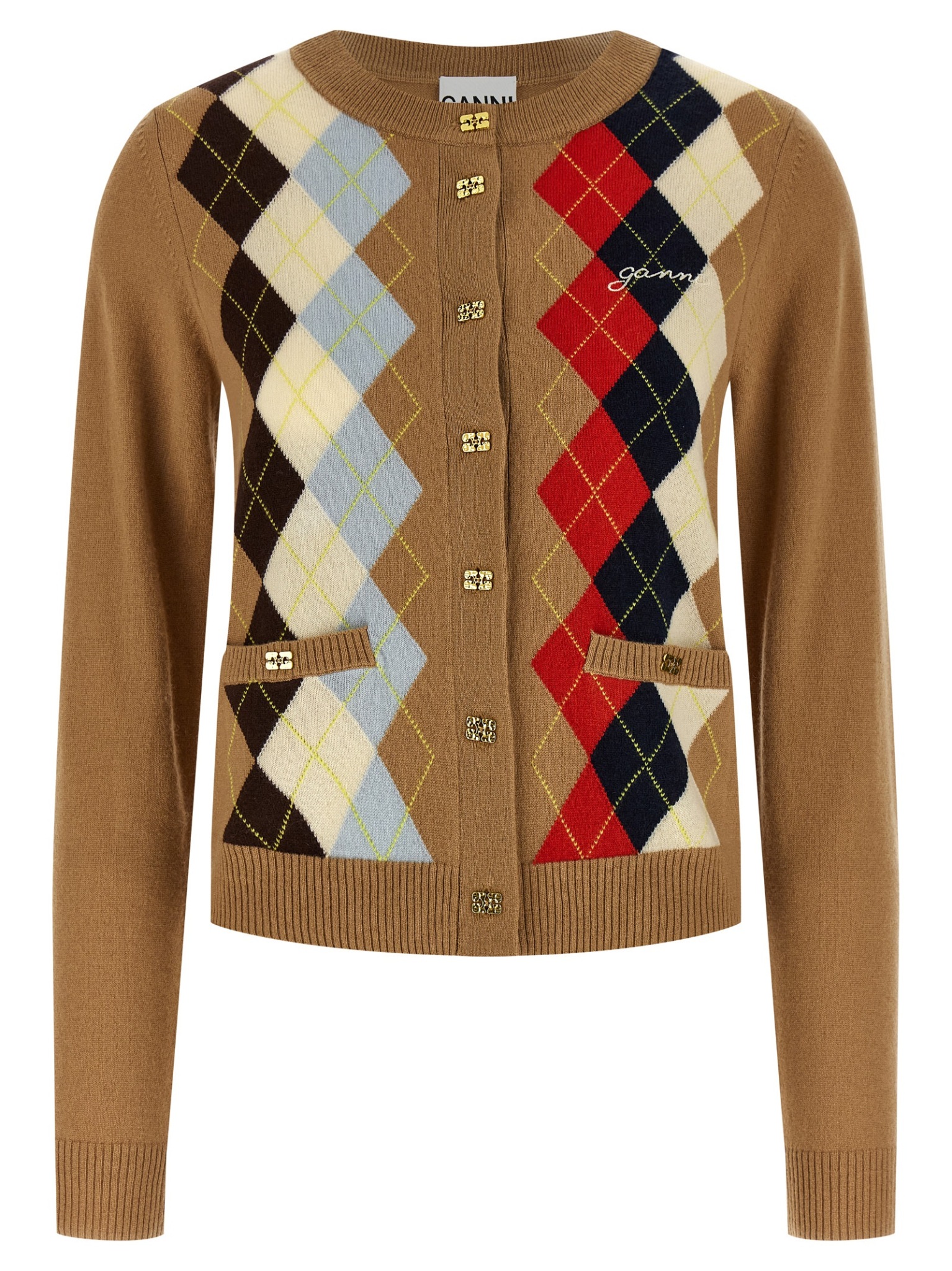 [GANNI] Cardigan SS26 A107005502Q