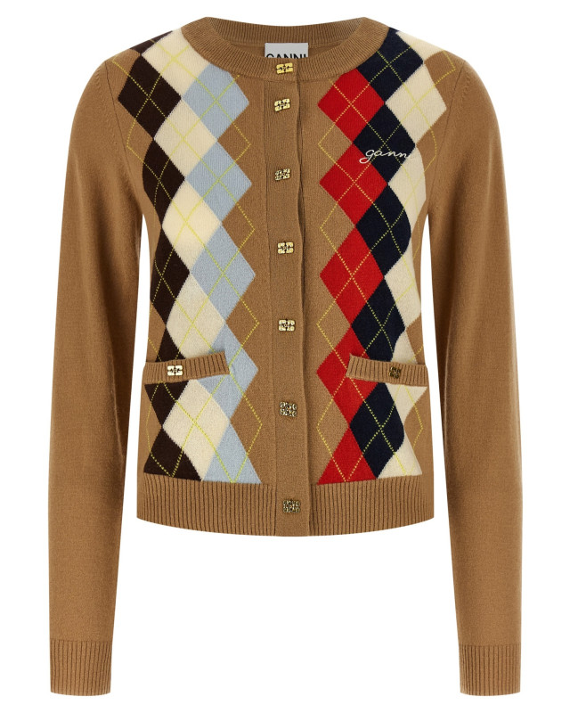 [GANNI] Cardigan SS26 A107005502Q