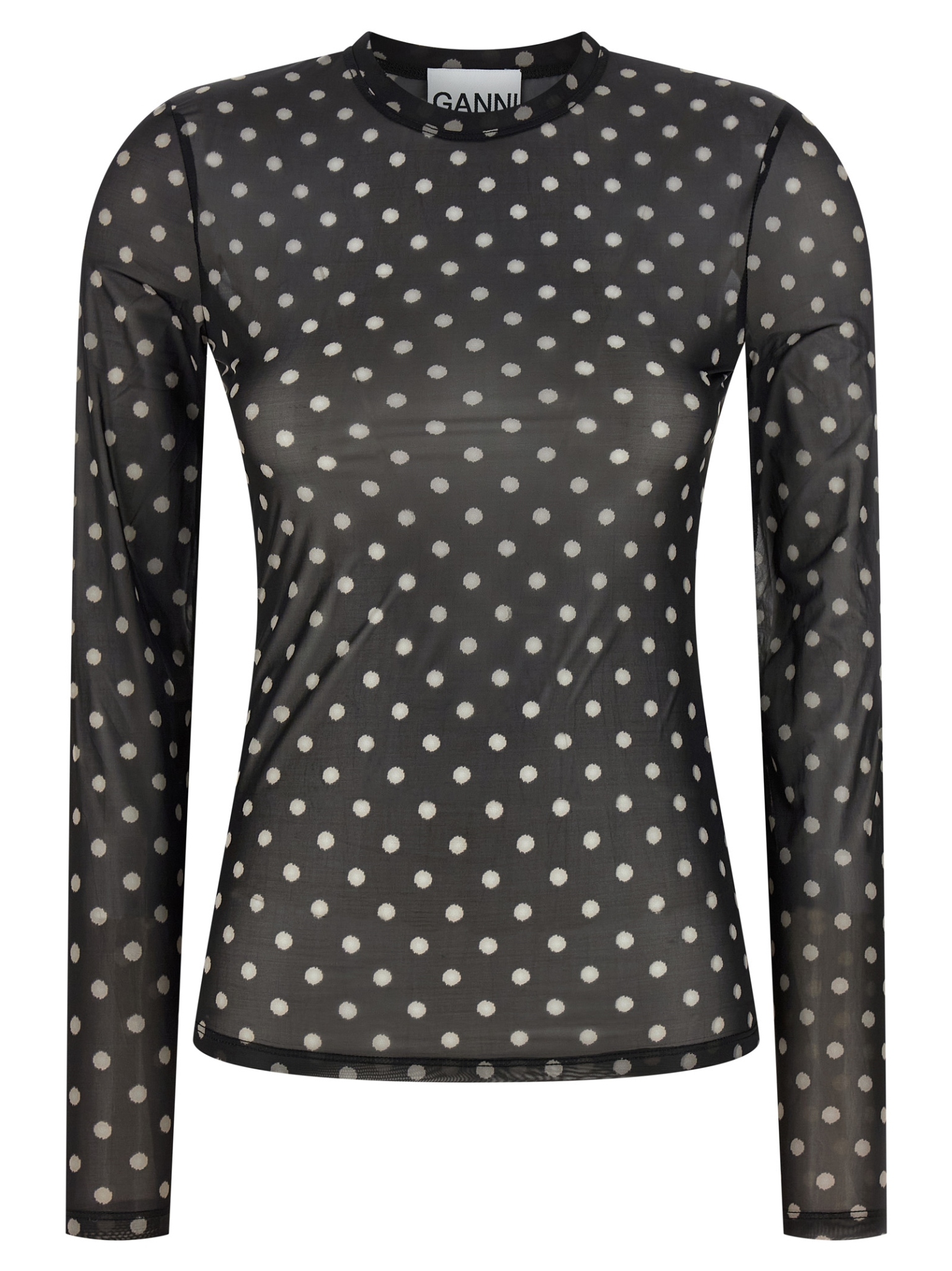 [GANNI] T-shirts Long Sleeve SS26 A1040076099