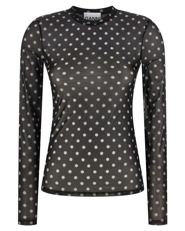 [GANNI] T-shirts Long Sleeve SS26 A1040076099