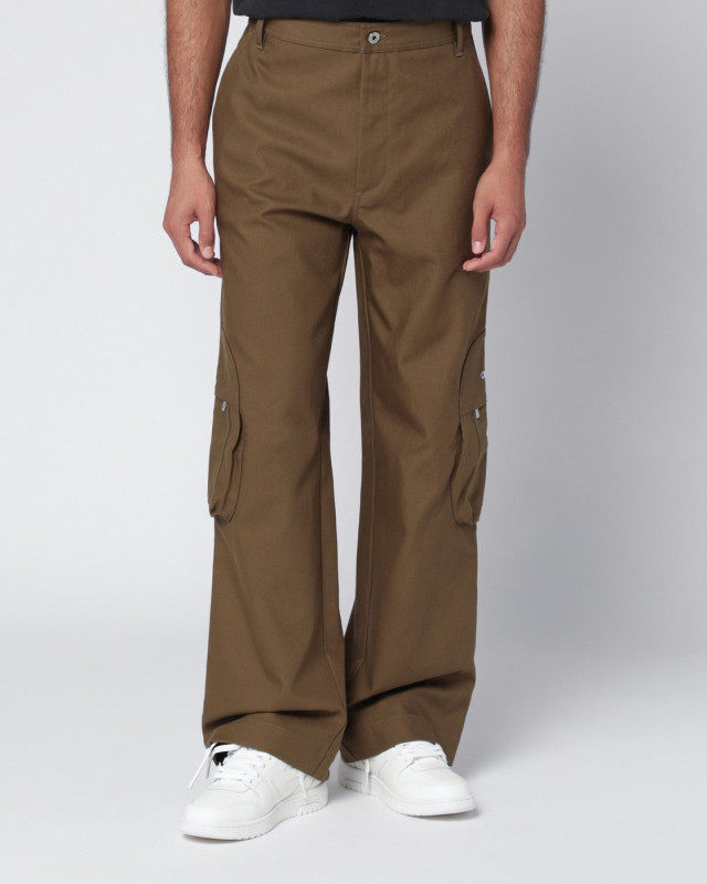 [Off-White™] Trousers FW25 OMCF04DF25FAB001