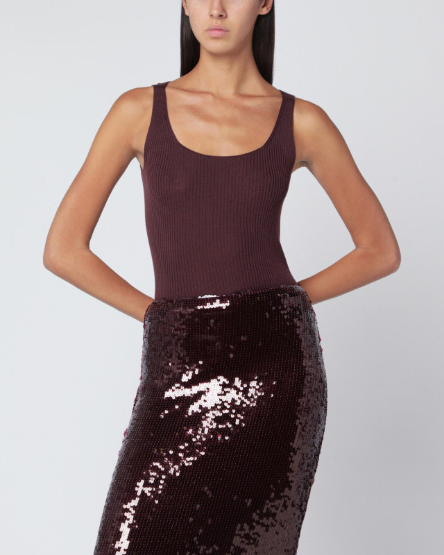 [ROBERTO COLLINA] Tank top FW25 253F08214WO