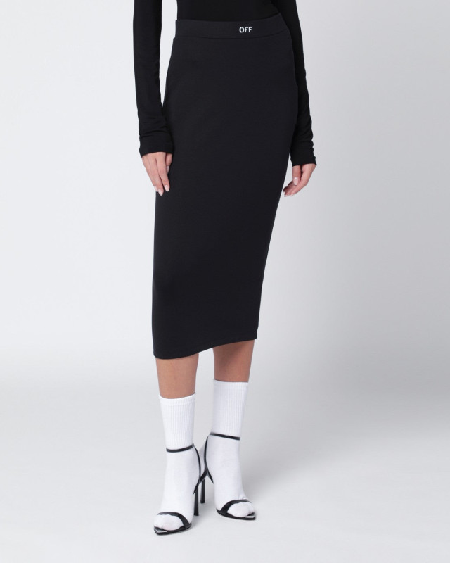 [Off-White™] Midi skirt FW25 OWCW00PF25JER001