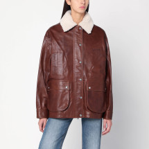 [HALFBOY] Leather Jacket FW25 HF251WL017LT014