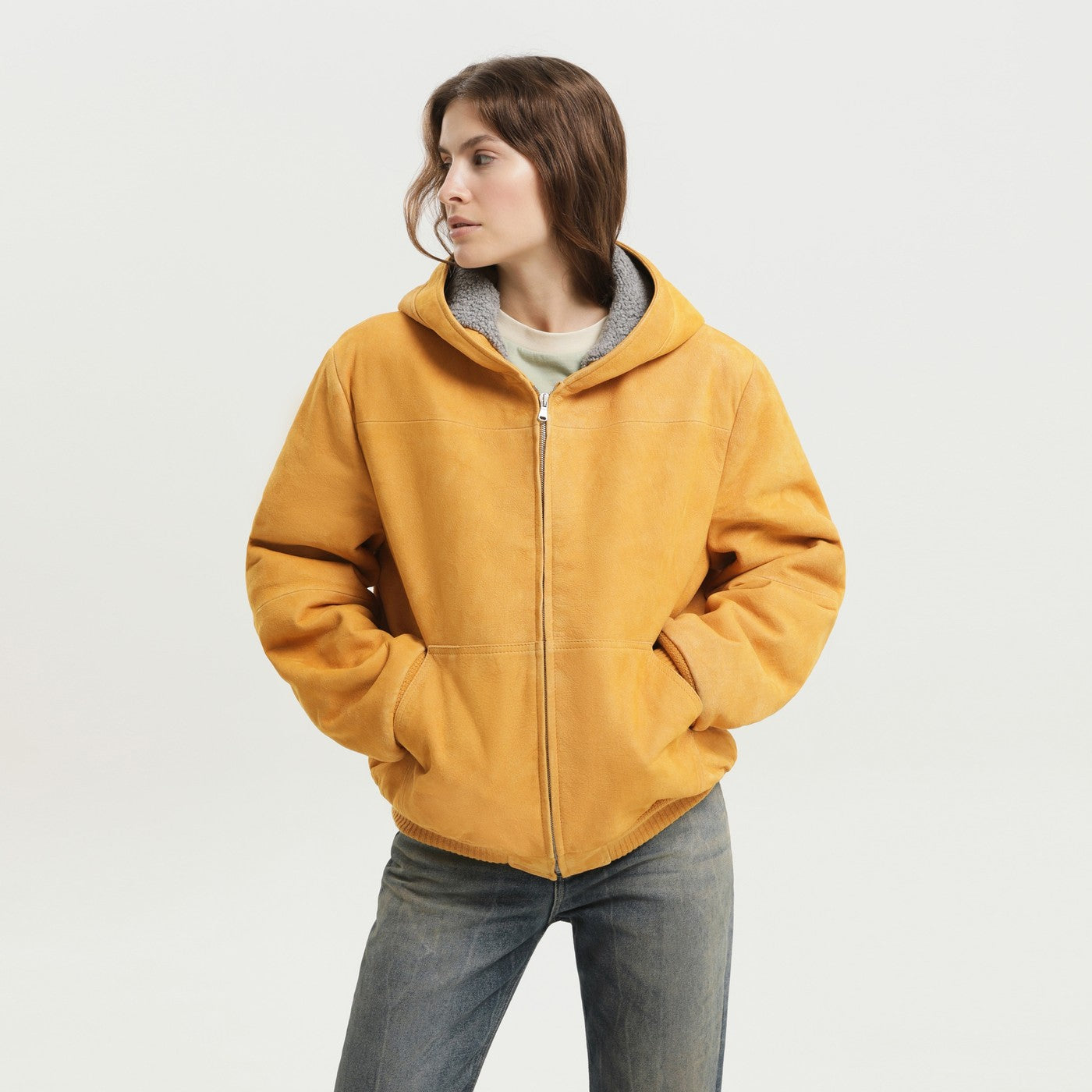 [1989 STUDIO] Leather Jacket FW25 F04WLB005LEA001