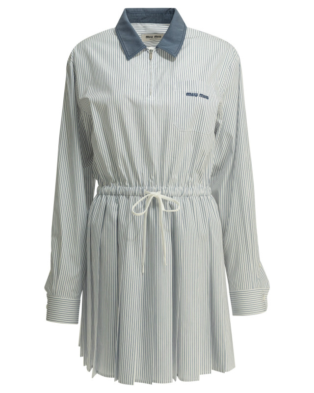 [Miu Miu] Long sleeve dress FW26 MF6528189FF022X S OOO