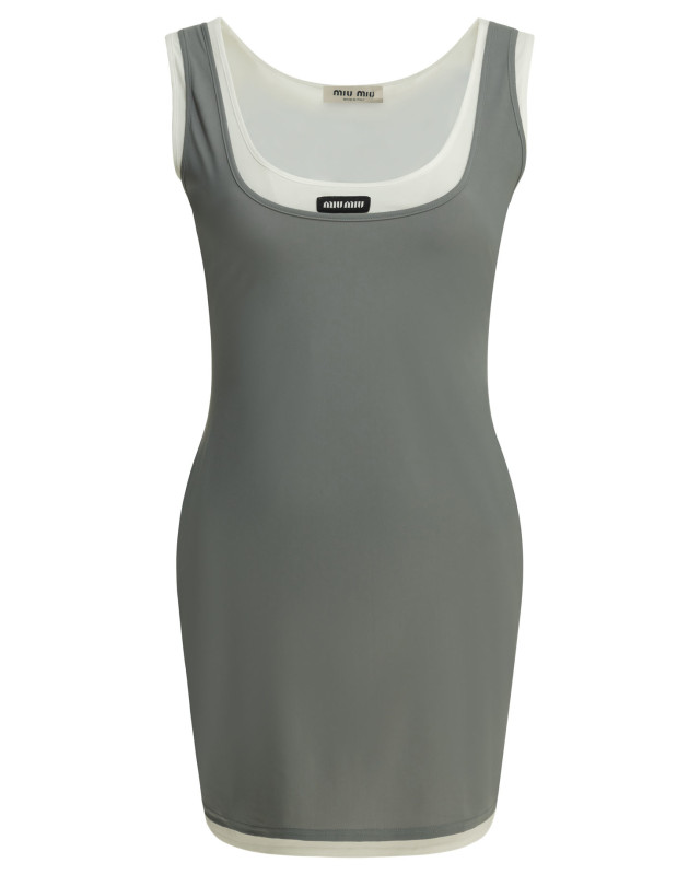 [Miu Miu] Sleeveless dress FW26 MF6438122RF0276 S OOO
