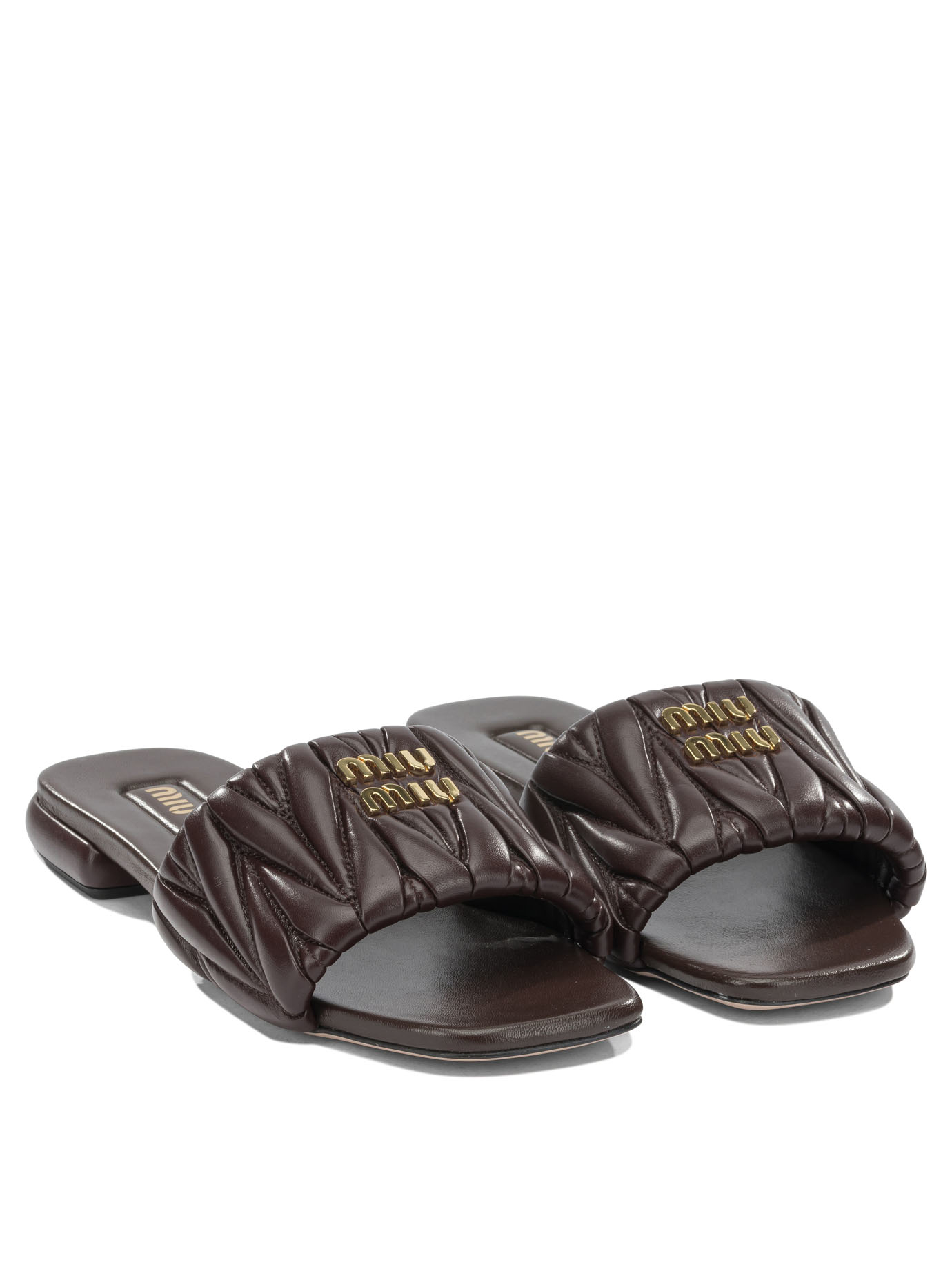 [Miu Miu] Slippers FW26 5XX60588TF0NBL F 010