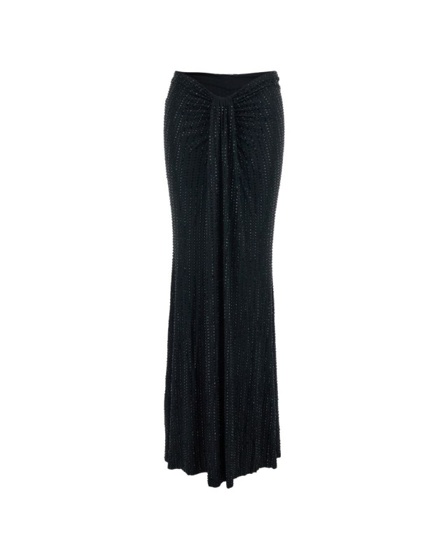 [Venuja] Long skirt SS26 SK005A BLK