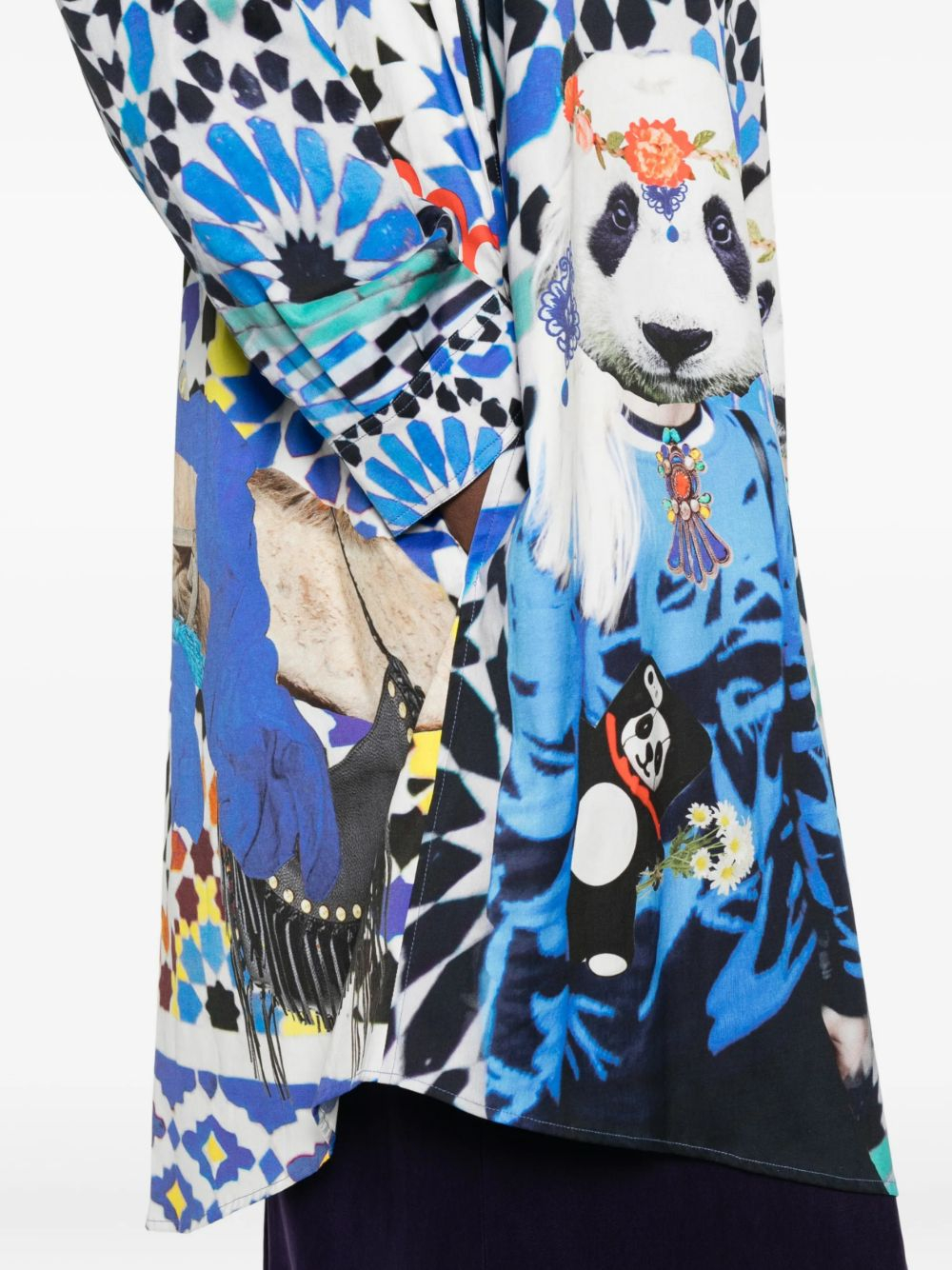[THE ARTISTYLIST] Shirts Long Sleeve SS26 PANDA COTTON SHIRT MLT
