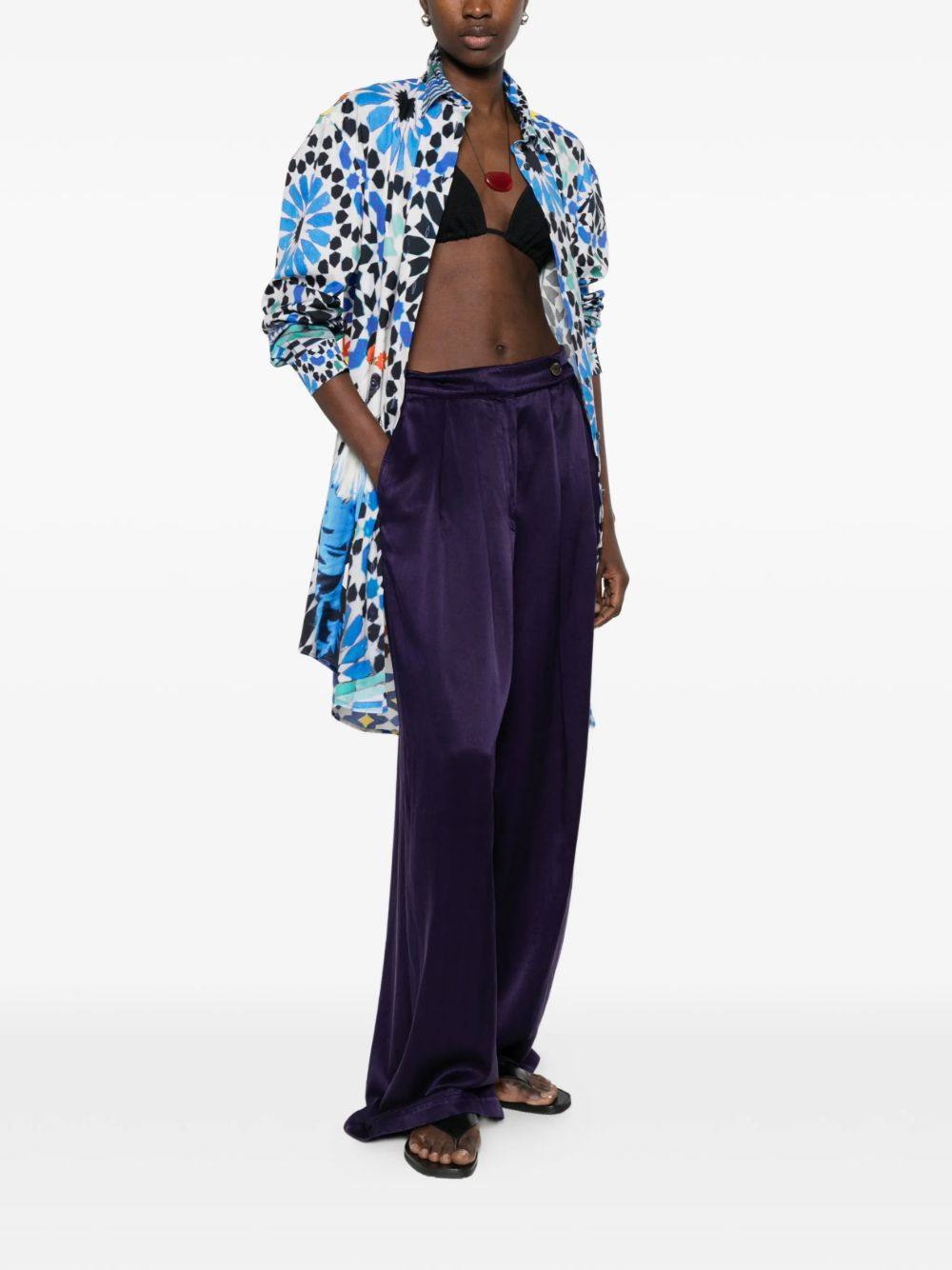 [THE ARTISTYLIST] Shirts Long Sleeve SS26 PANDA COTTON SHIRT MLT