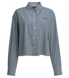 [Miu Miu] Shirts Long Sleeve FW26 MK2047195DF098Z S OOO