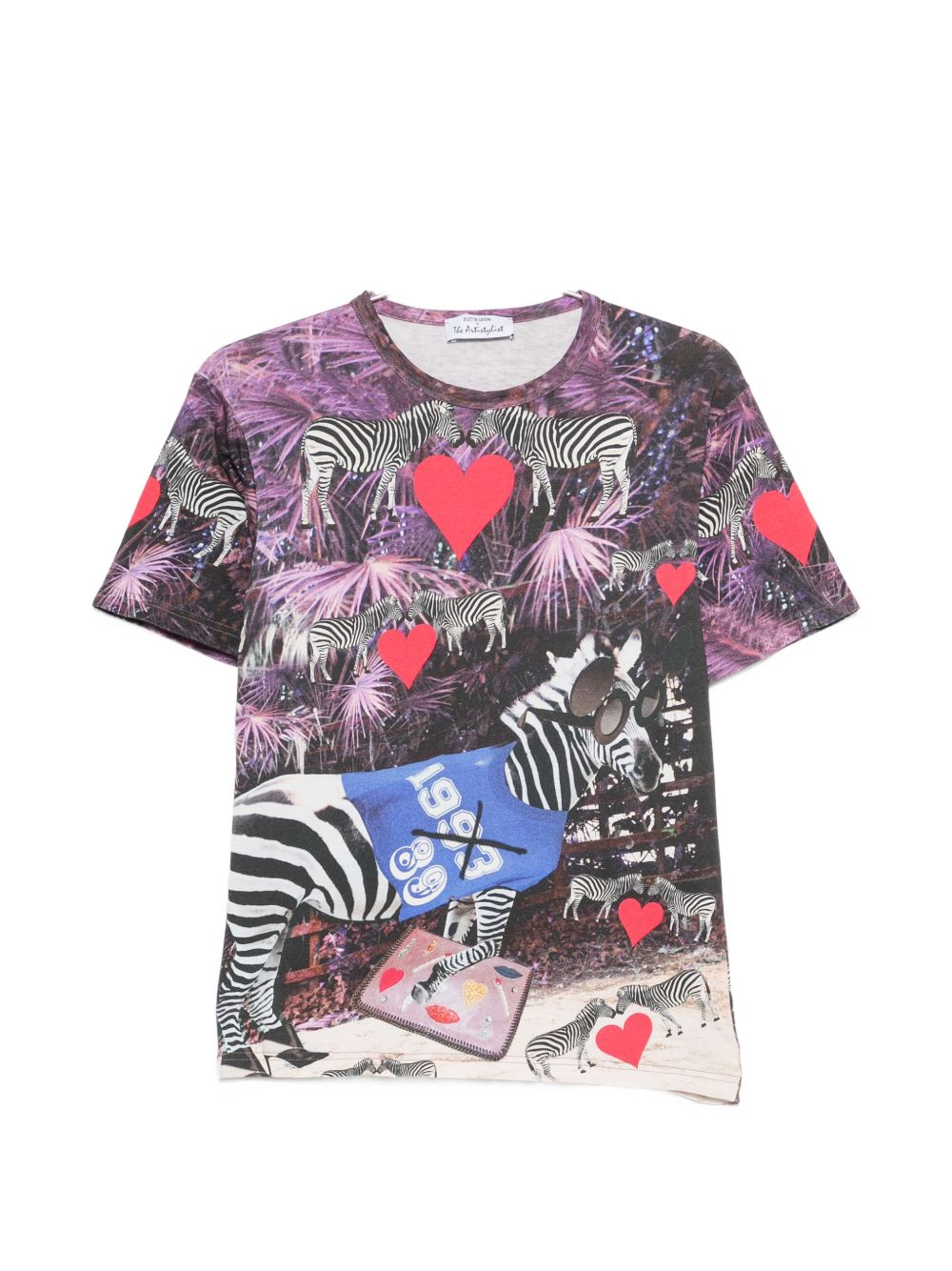 [THE ARTISTYLIST] T-shirts Short Sleeve SS26 VIOLET Z COTTON TSHIRT MLT