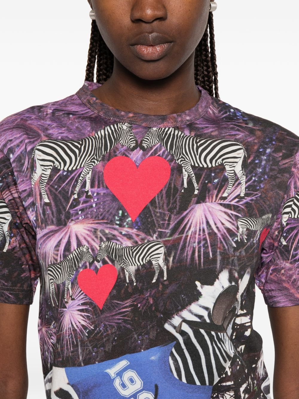 [THE ARTISTYLIST] T-shirts Short Sleeve SS26 VIOLET Z COTTON TSHIRT MLT