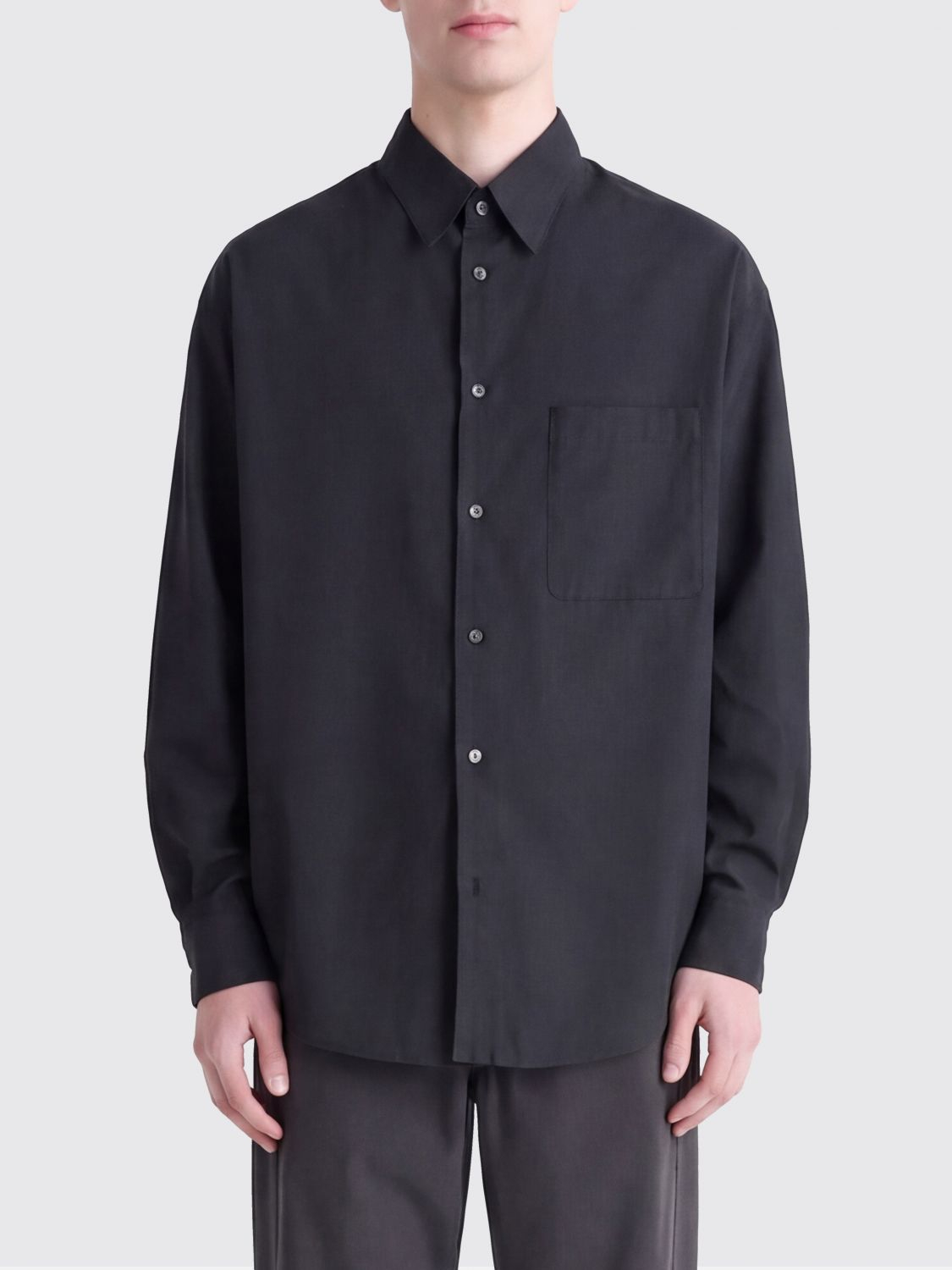 [LEMAIRE] Shirts Long Sleeve SS26 SH1236LF1500 BK998