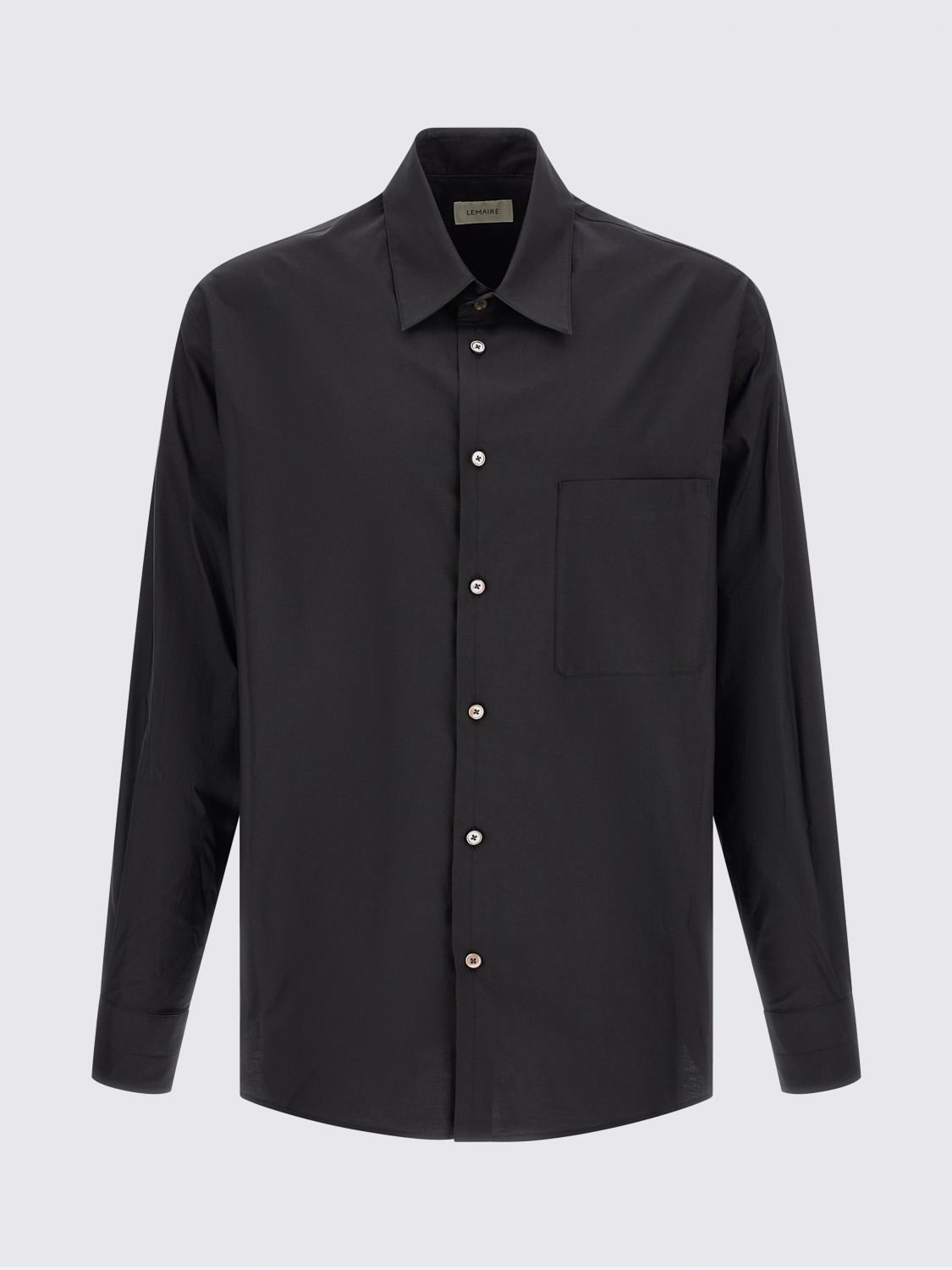 [LEMAIRE] Shirts Long Sleeve SS26 SH1236LF1500 BK998