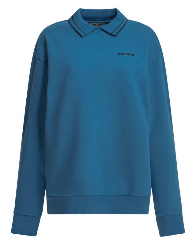 [Miu Miu] T-shirts Long Sleeve FW26 MJLA65191LF0013 S OOO