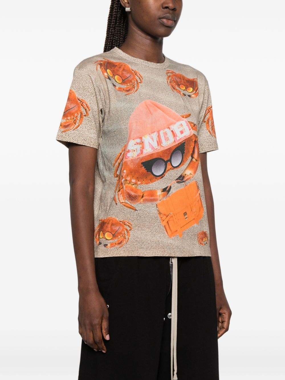 [THE ARTISTYLIST] T-shirts Short Sleeve SS26 SNOW CRABS COTTON TSHIRT MLT