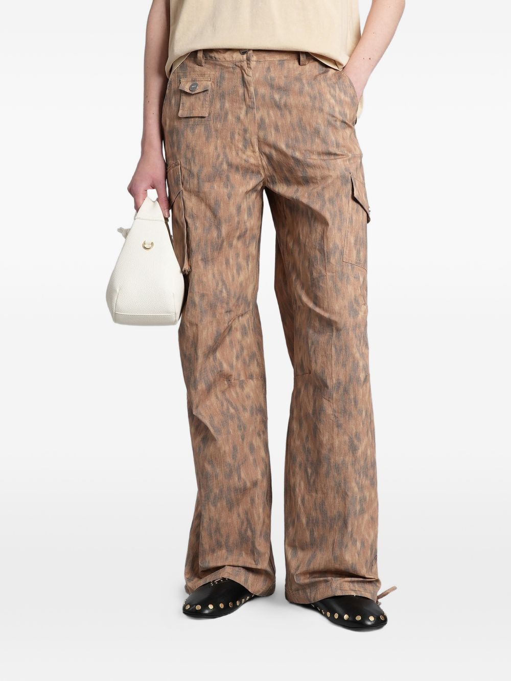 [GANNI] Trousers SS26 A1080155 ZZT