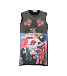 [THE ARTISTYLIST] Sleeveless dress SS26 CAR LONG DRESS MLT