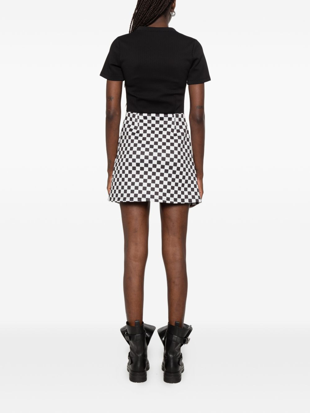 [THE ARTISTYLIST] Short sleeve dress SS26 CHECK NEW DRESS MLT