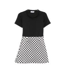 [THE ARTISTYLIST] Short sleeve dress SS26 CHECK NEW DRESS MLT