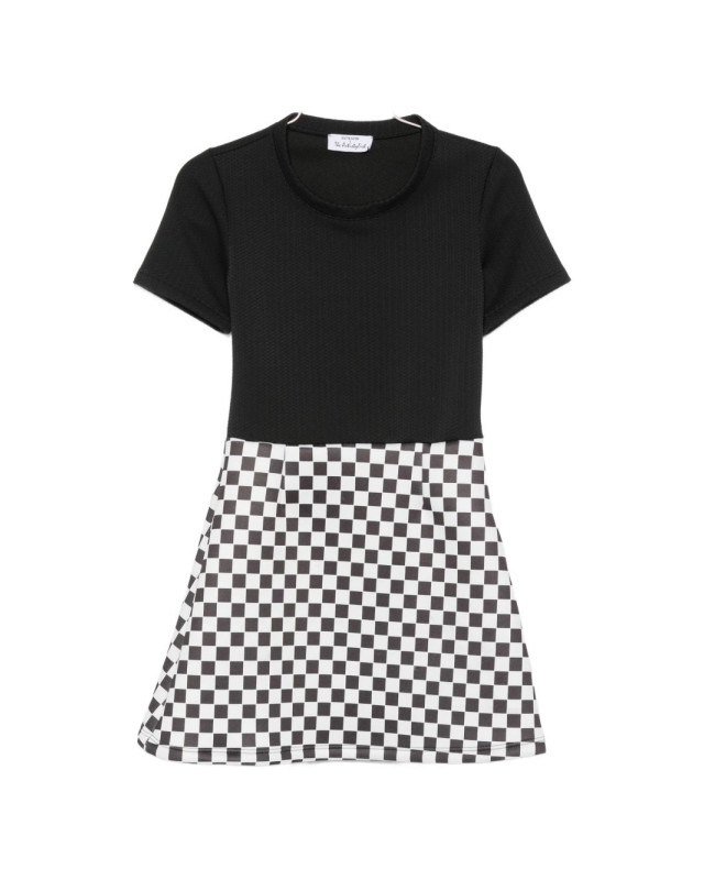 [THE ARTISTYLIST] Short sleeve dress SS26 CHECK NEW DRESS MLT