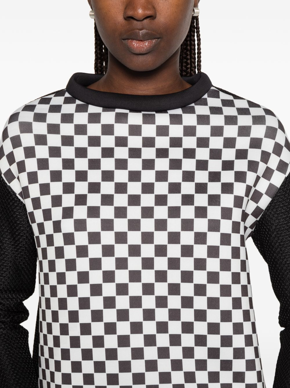 [THE ARTISTYLIST] Sweatshirt SS26 CHECK SWEATER MLT