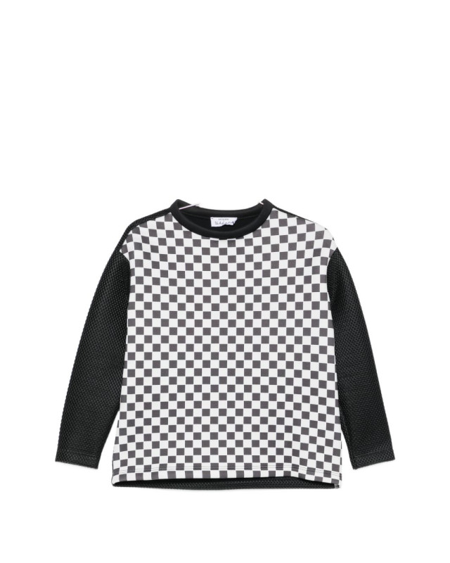 [THE ARTISTYLIST] Sweatshirt SS26 CHECK SWEATER MLT