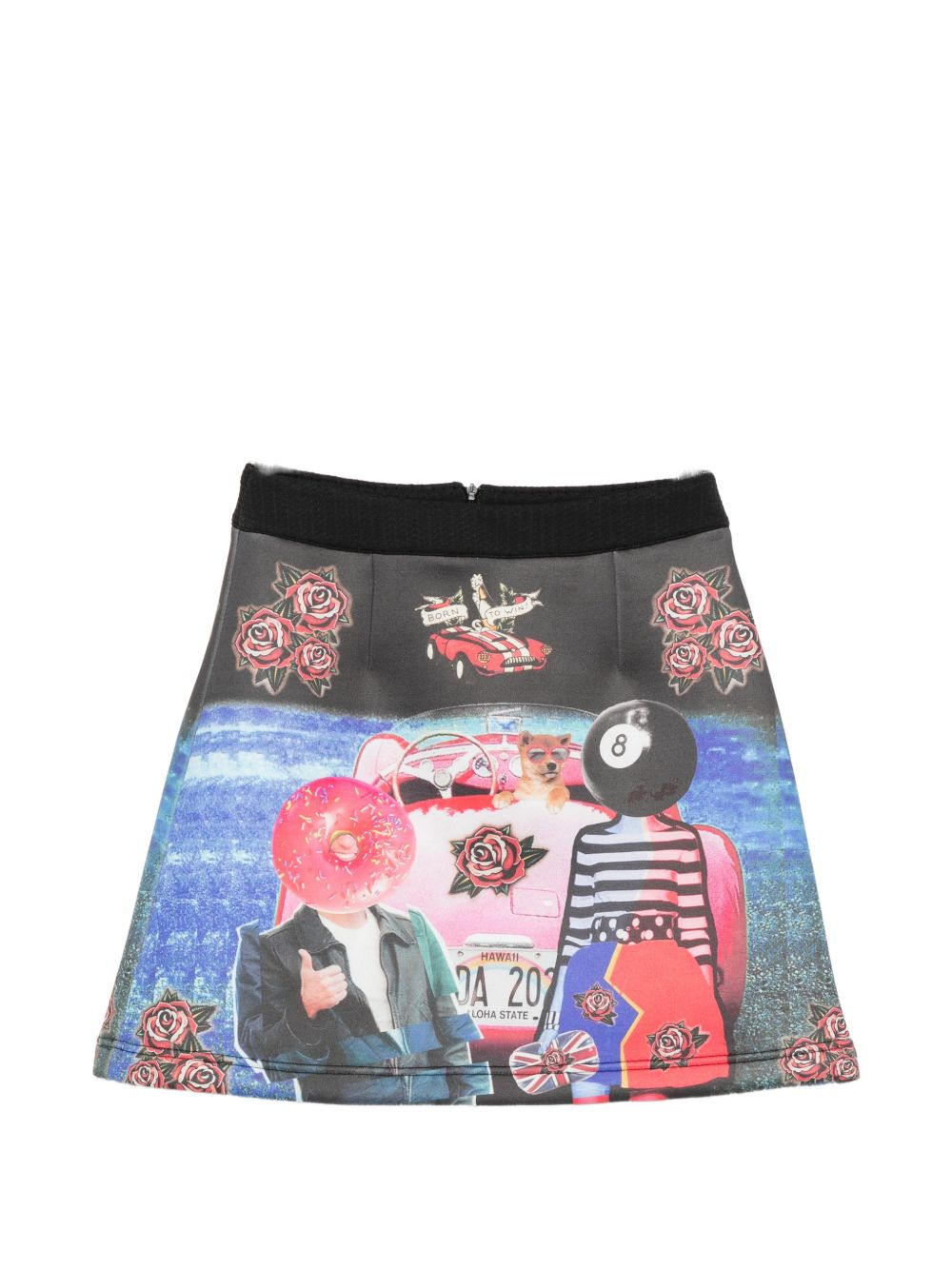 [THE ARTISTYLIST] Mini skirt SS26 CAR SKIRT MLT