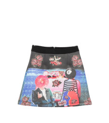 [THE ARTISTYLIST] Mini skirt SS26 CAR SKIRT MLT