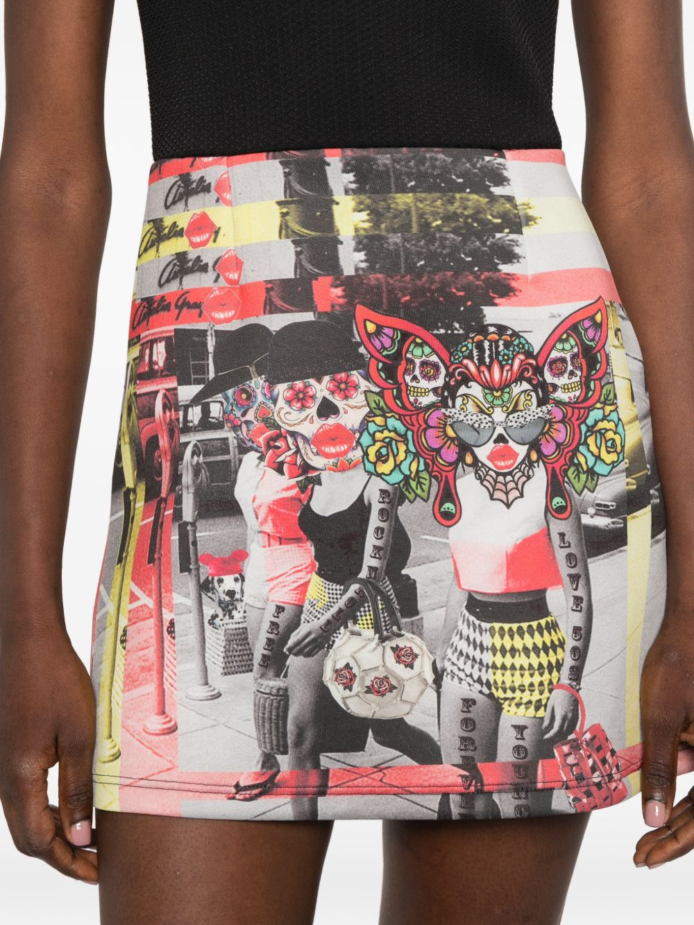 [THE ARTISTYLIST] Short sleeve dress SS26 SKULL NEW DRESS MLT
