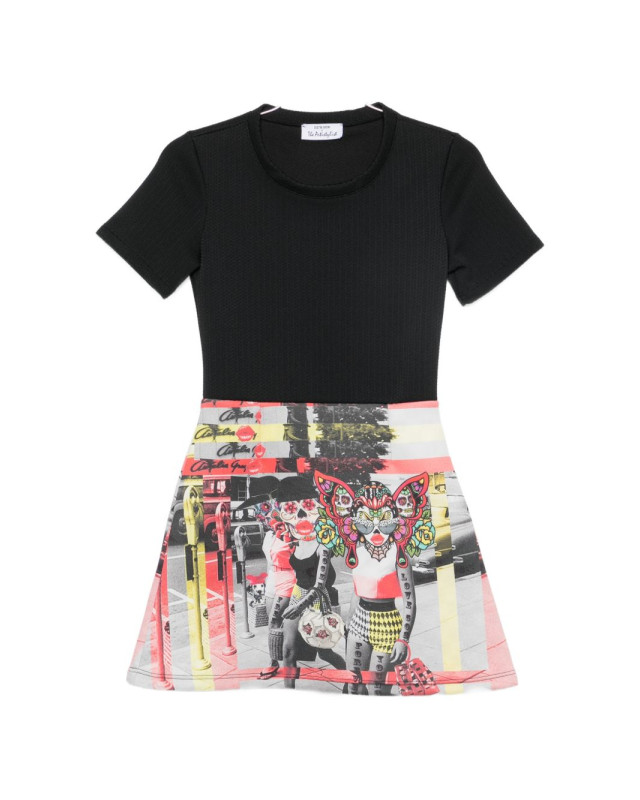 [THE ARTISTYLIST] Short sleeve dress SS26 SKULL NEW DRESS MLT