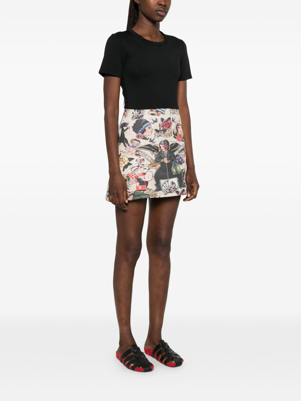 [THE ARTISTYLIST] Short sleeve dress SS26 SINGER NEW DRESS MLT