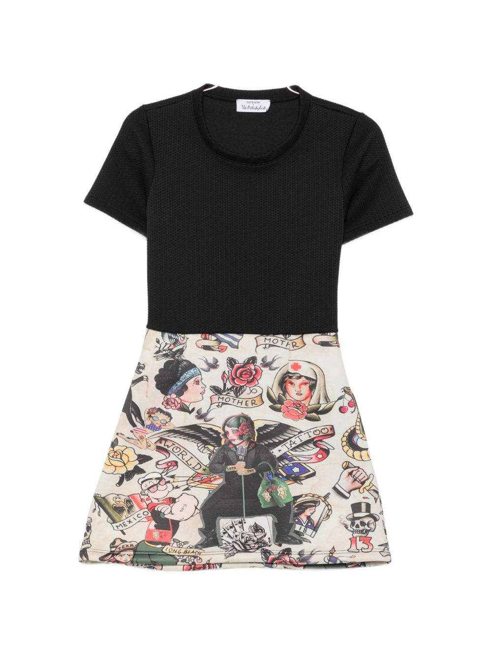 [THE ARTISTYLIST] Short sleeve dress SS26 SINGER NEW DRESS MLT