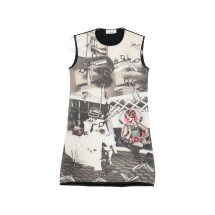 [THE ARTISTYLIST] Sleeveless dress SS26 BARBER LONG DRESS MLT