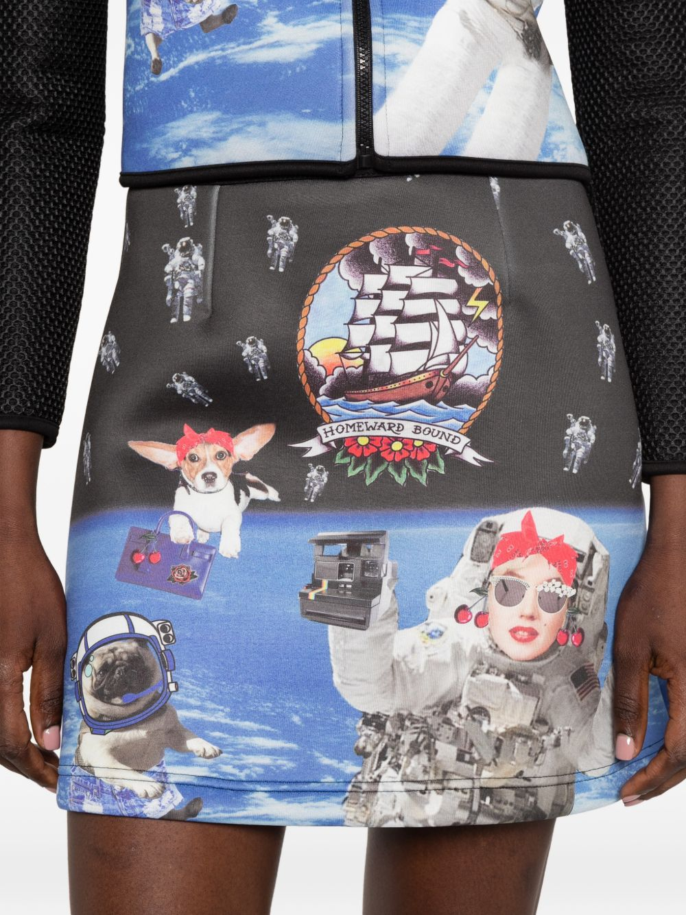 [THE ARTISTYLIST] Mini skirt SS26 SPACE SKIRT MLT
